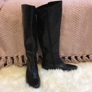 Black over the knee Nine West boots
